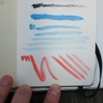 Watercolor on Older Pocket Moleskine Sketchbook