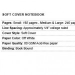 piccadilly softcover notebook