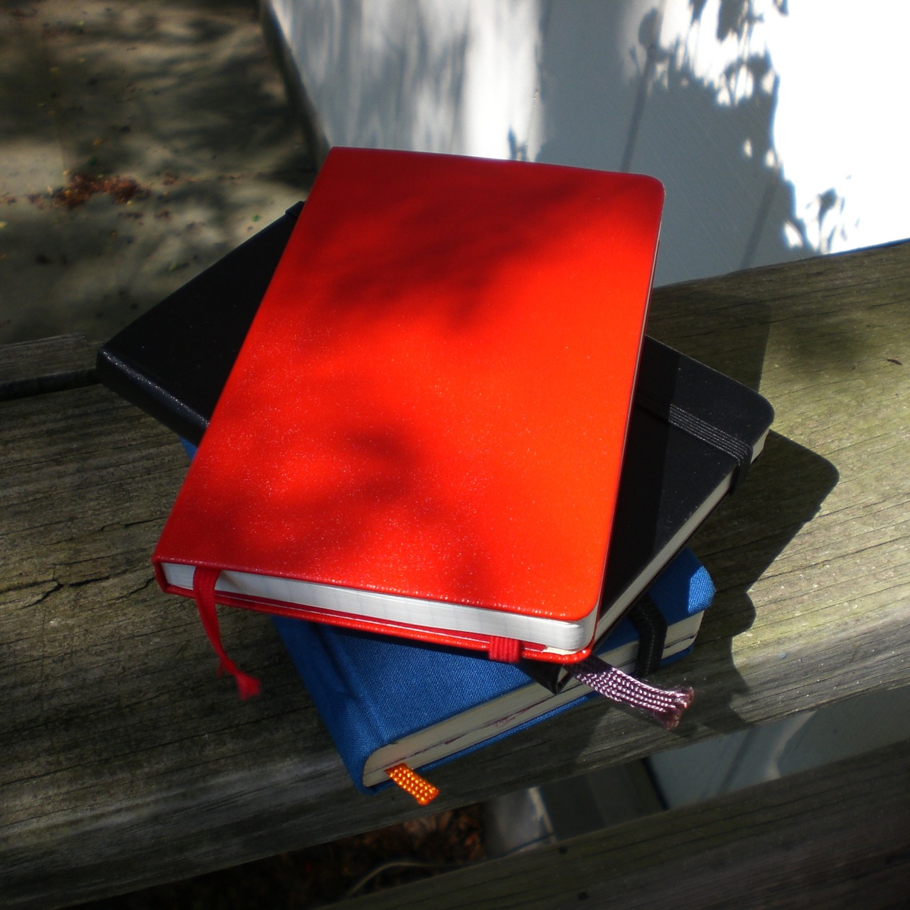 My Current Notebooks: Pocket Size Squared Red Moleskine, Moleskine Sketchbook, HandBook Journal