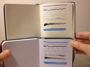 Pen & Ink (top) & Derwent