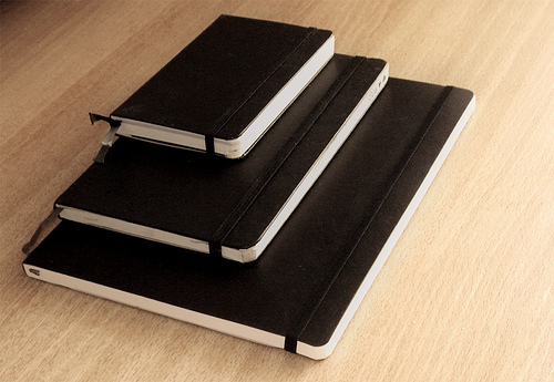 moleskine stack