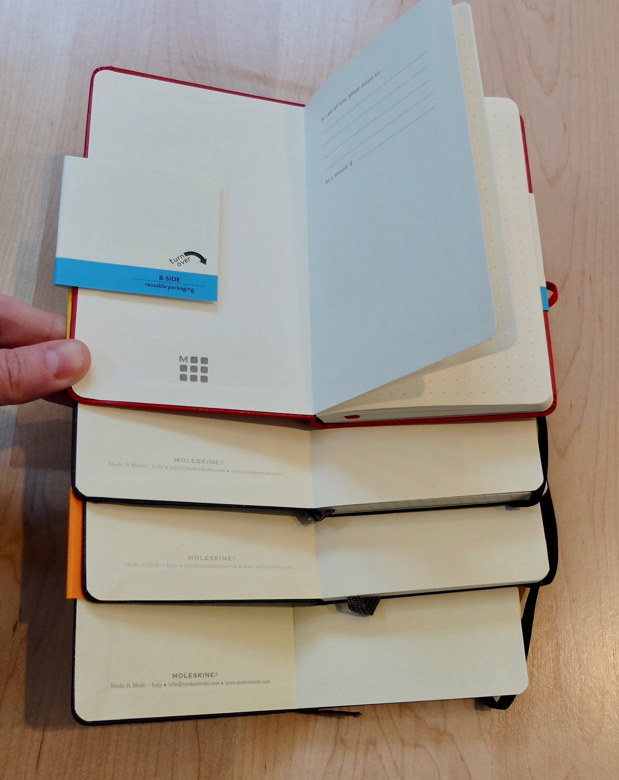 The Evolution of Moleskine Notebook Packaging | Notebook Stories