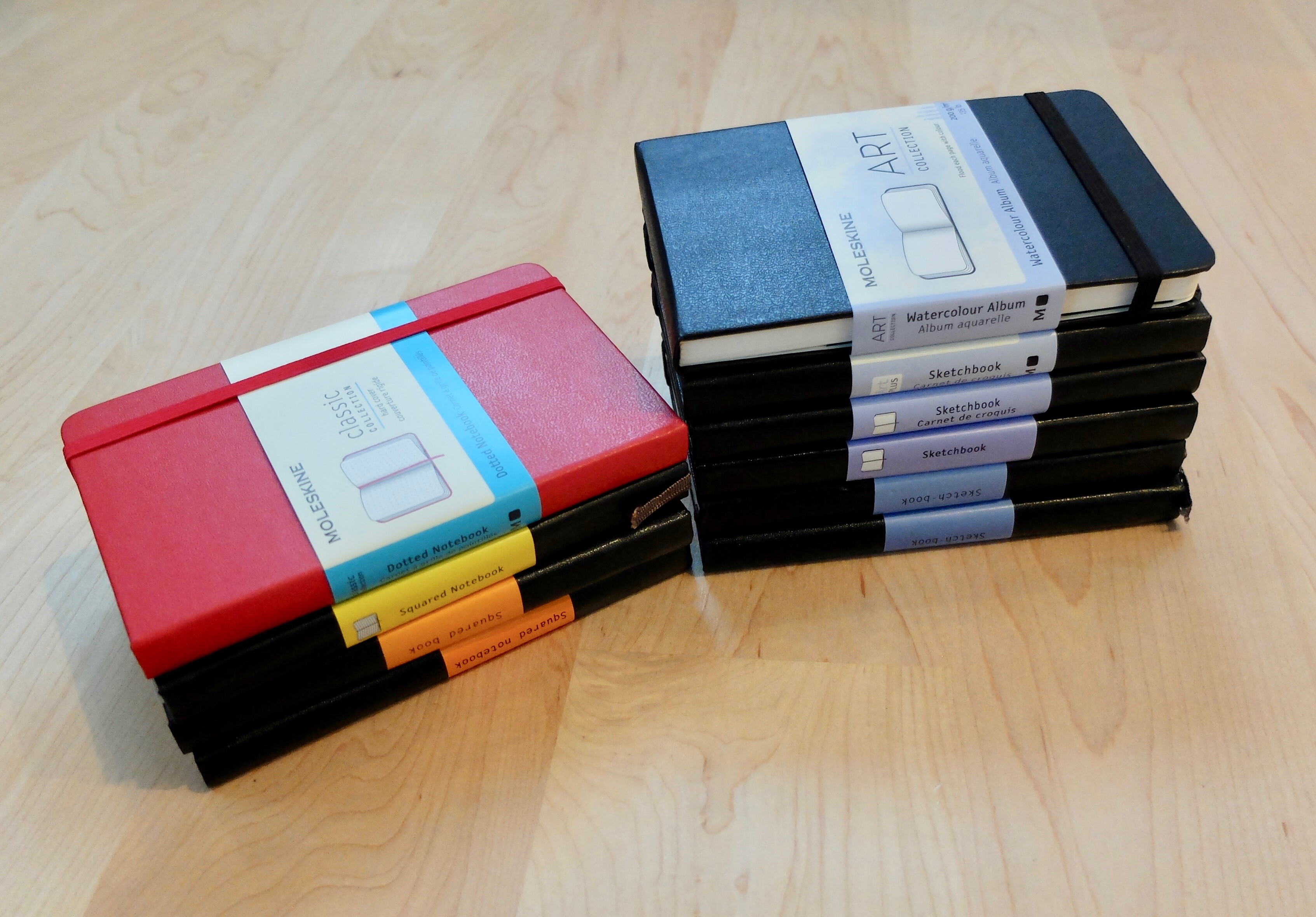 The Evolution of Moleskine Notebook Packaging | Notebook Stories