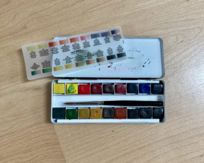 daler rowney quarter pan watercolors