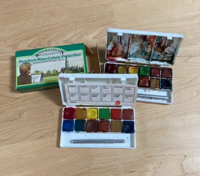 1980s winsor and newton watercolors