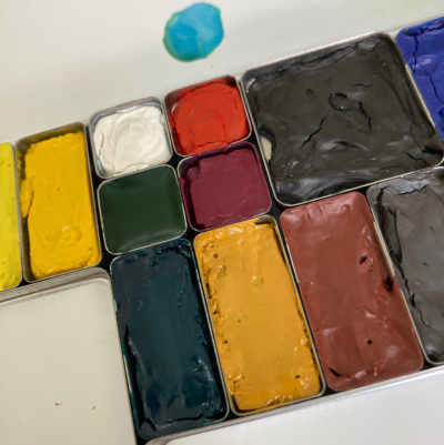 art toolkit folio palette with lukas studio paints 