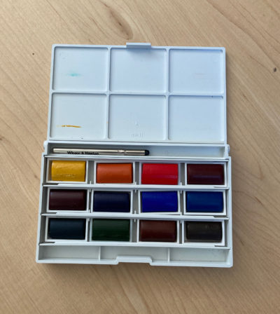 winsor and newton cotman watercolors full pan set