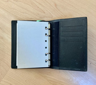 vintage pocket filofax