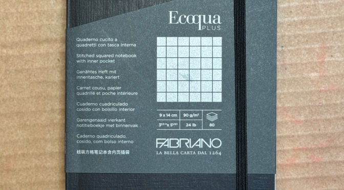 Notebook Review: Fabriano Ecoqua Plus Softcover