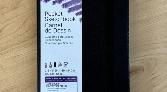 Daler Rowney Hardbound Sketchbook, Extra White, 4 x 6, 110 Sheets, 1 Each