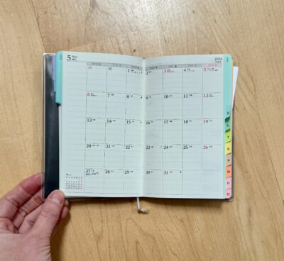 pagem planner monthly layout