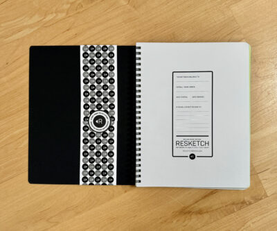 resketch notebook interior