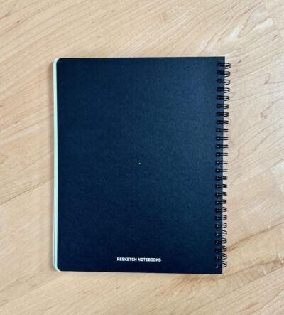 resketch notebook back cover