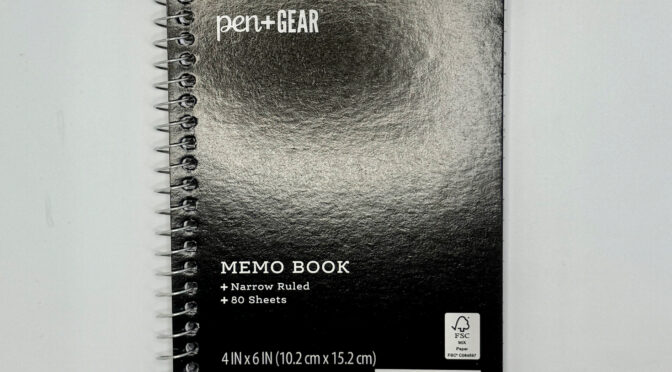 Notebook Review: Pen + Gear Memo Book and Journal