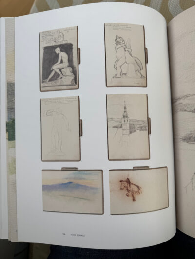 egon schiele drawings in sketchbook