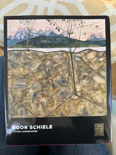 egon schiele living landscapes book cover