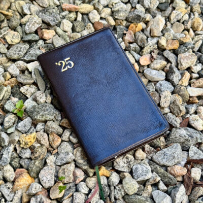 nolty planner 2025 on gravel background