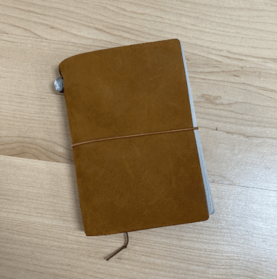 passport size camel travelers notebook
