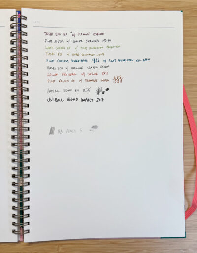 moglea notebook fountain pen test