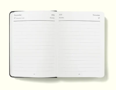 wykehams daily planner layout