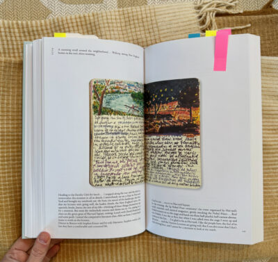 memories of distant mountains orhan pamuk notebooks interior spread