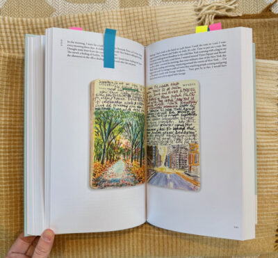 memories of distant mountains orhan pamuk notebooks interior spread