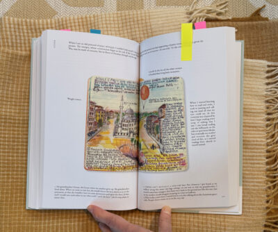 memories of distant mountains orhan pamuk notebooks interior spread