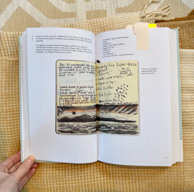 memories of distant mountains orhan pamuk notebooks interior spread