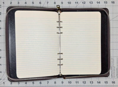 woolworth zipped looseleaf notebook lined pages