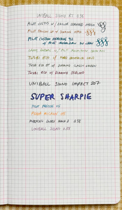 asia pacific offset promotional notebook pen test