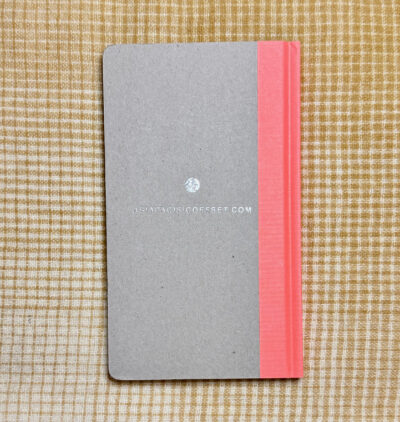 asia pacific offset promotional notebook back cover