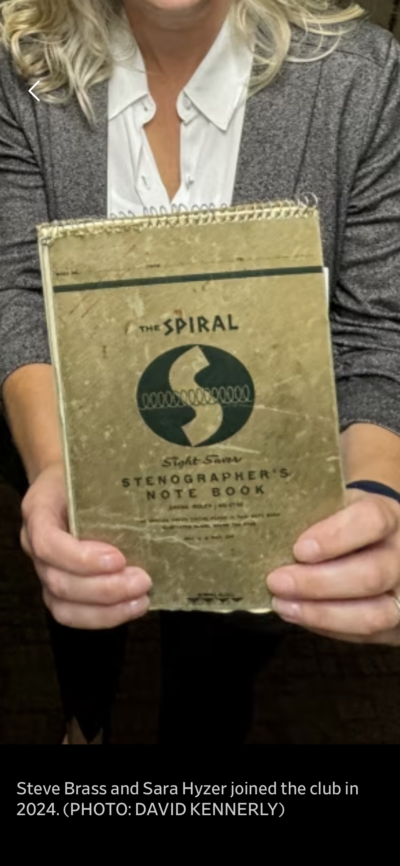 the spiral stenographers notebook westab