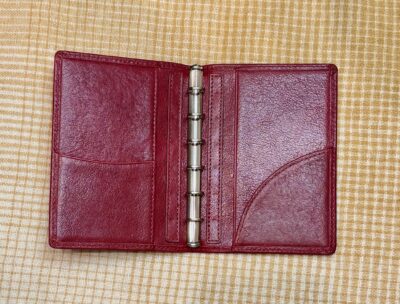 jil largean notebook 6 ring interior pockets
