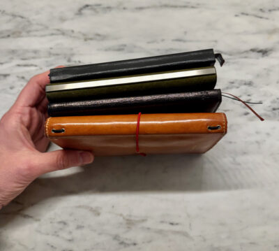 Louise Carmen, MeePlus, moleskine and nolty notebooks