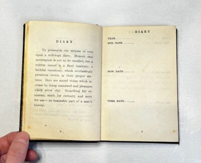 soldier sailor diary page