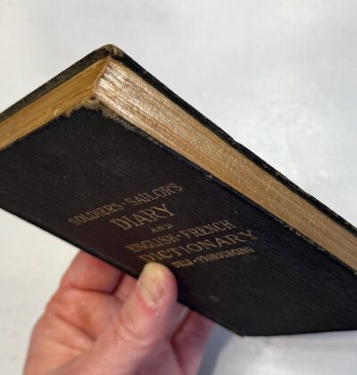 soldier sailor diary gilded edges