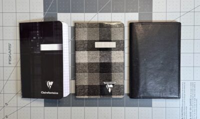three clairefontaine notebooks lined and squared 1990s 2000s 2026
