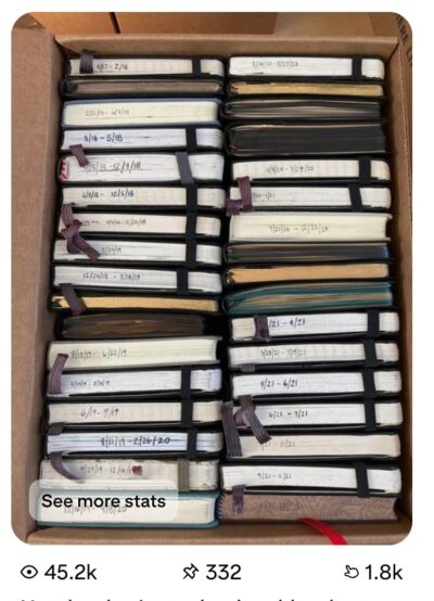 notebook stories box of notebooks original pin pinterest