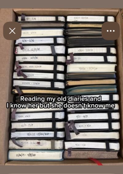 Pinterest meme based on notebook stories image