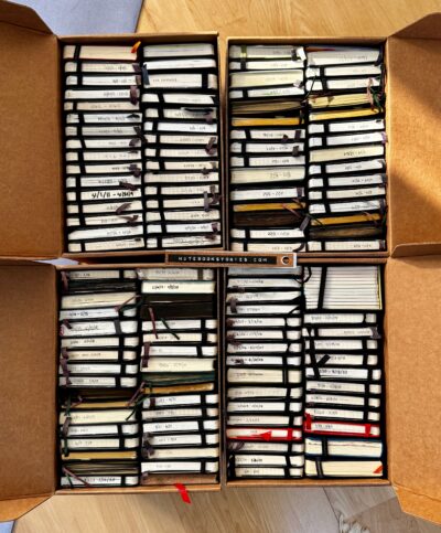 notebookstories.com 4 boxes of notebooks